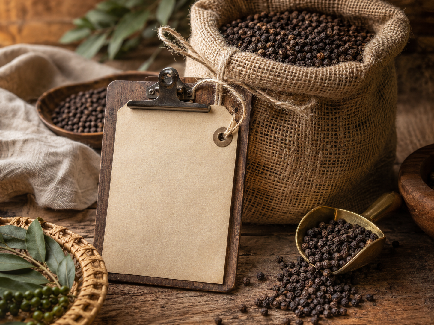 Traceable spice lots with certification
